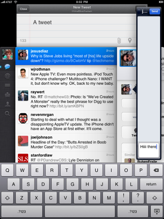 Illustration for article titled The Official Twitter iPad App: It's a Whole Lot of Twitter in Your Face